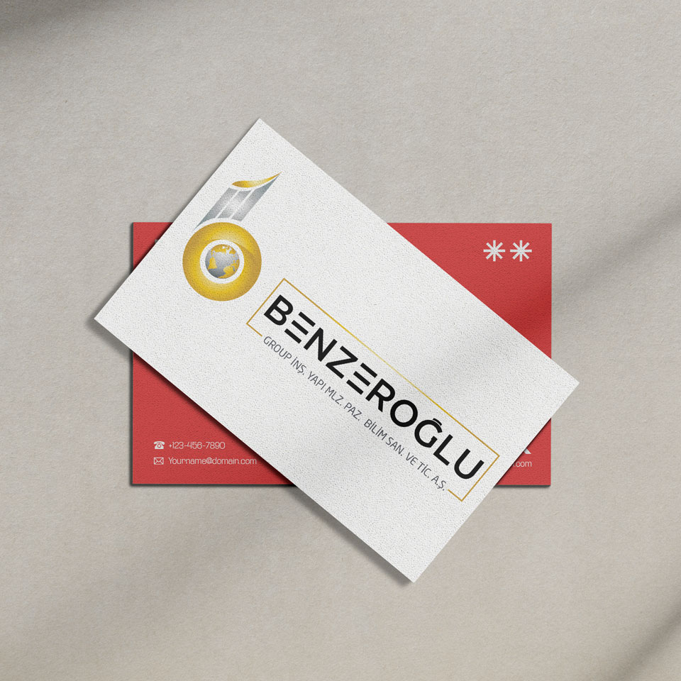 Benzeroğlu kurumsal kimlik tasarımı