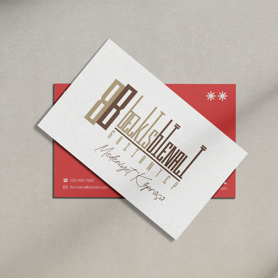 Belkıs Bienali kurumsal kimlik tasarımı