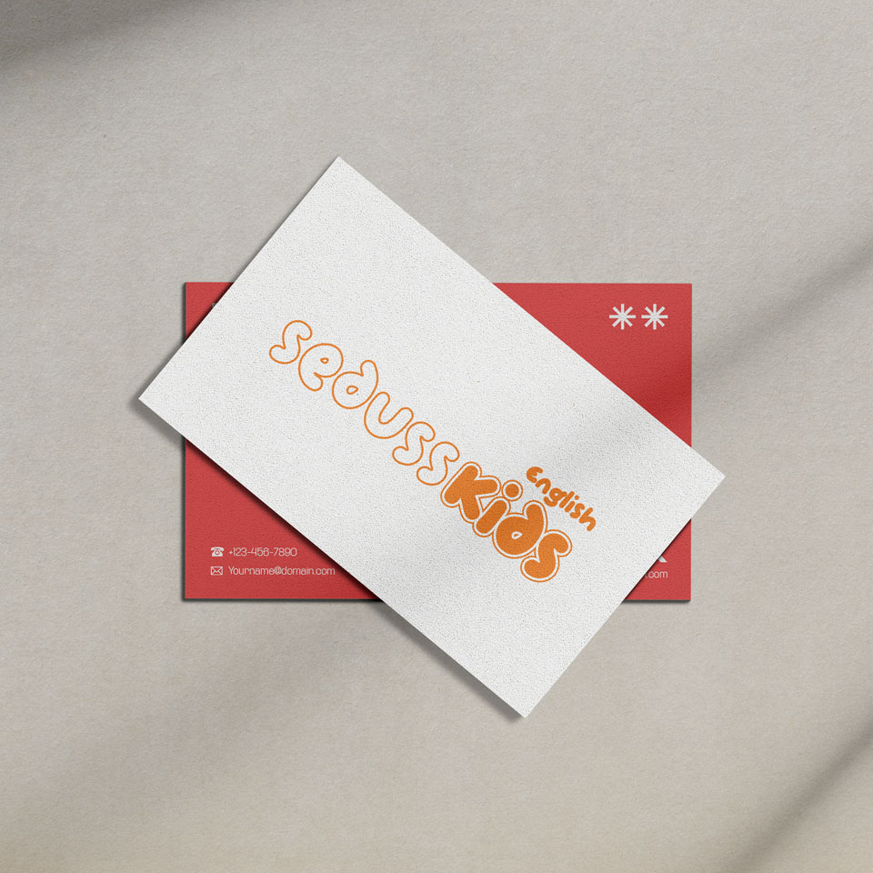 Seduss Kids kişisel kimlik tasarımı