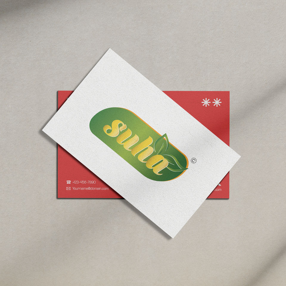 Suha kişisel kimlik tasarımı